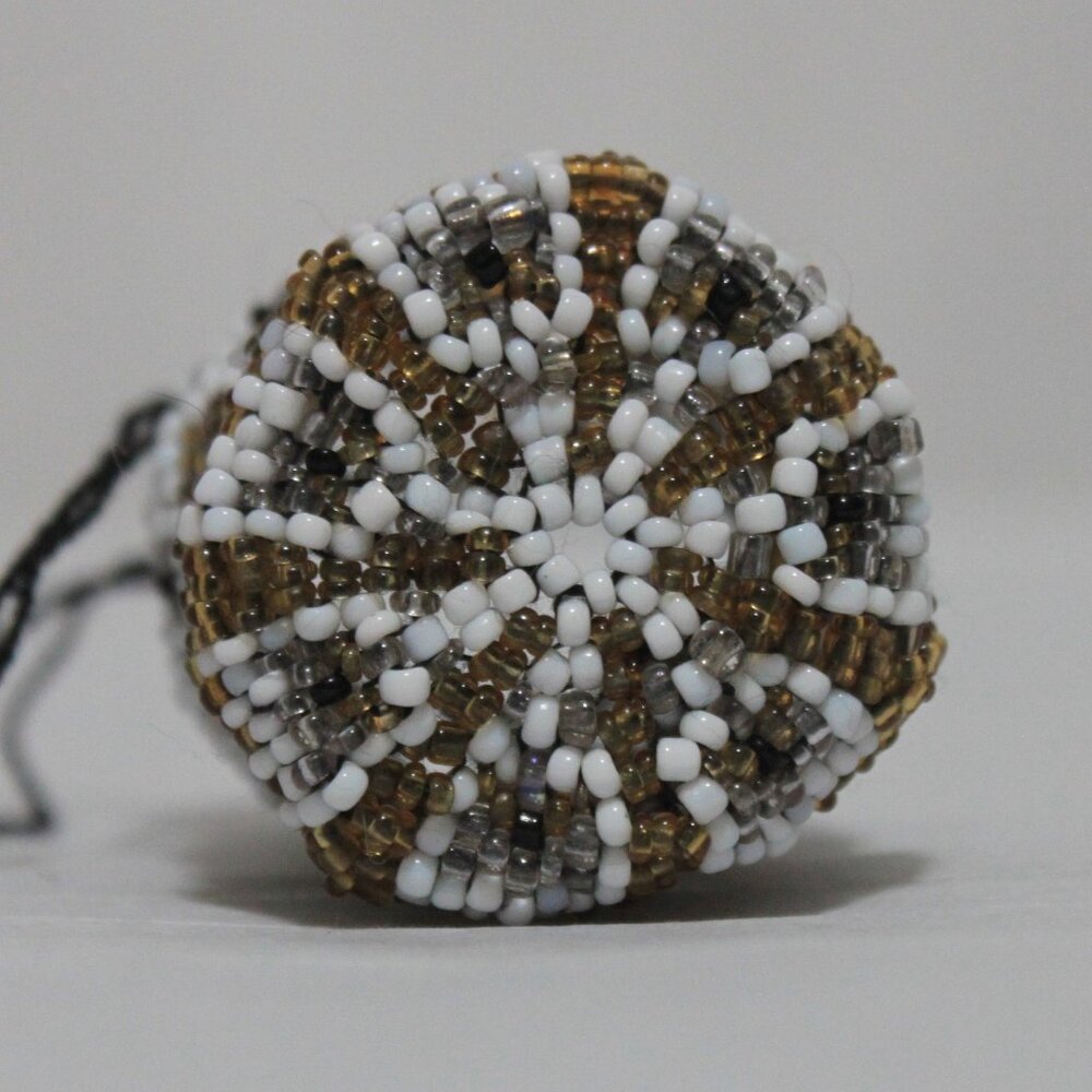 Handcrafted Small Mini Glass Bead Drawstring - Picture 9 of 10